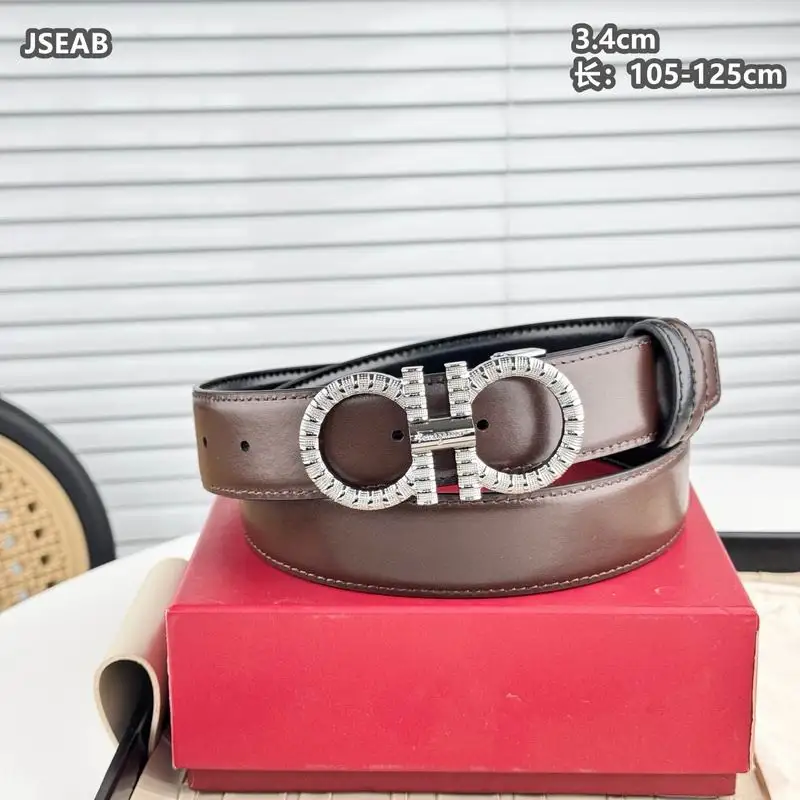Ferragamo belt 34mmX105-125cm 8L11